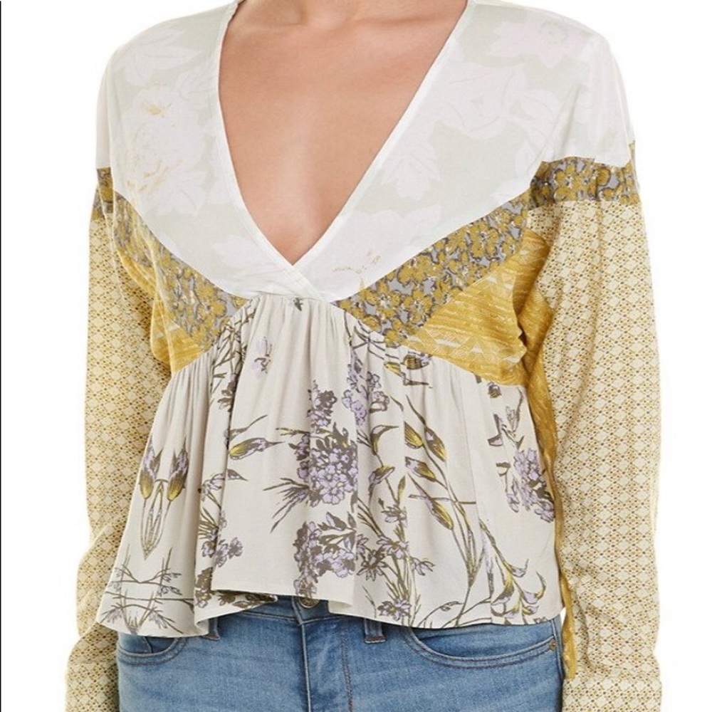 Free People Aloha State of Mind Blouse Size Medium